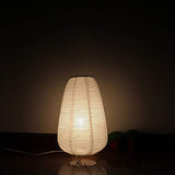 J.SUNUN Lampe de table, lampe de chevet de chambre à coucher de style japonais, petite lampe de table, lampe d’alimentation chaude, lampe créative, lampe de papier de riz, lumière ambiante douce