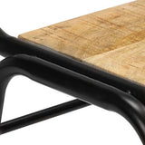 vidaXL 2X Bois de Manguier Chaise de Salle à Manger Chaise à Manger Cuisine
