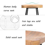 Tabouret de bar rétro Restaurant de cuisine haute Tabouret Tabouret de bar antidérapant Motif Home Tabouret 46 x 38 x 45/65/75 cm 75CM a