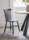 Garden Trading Spindle Dos Chaise en Carbone - Hêtre