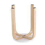 GOTOTOP Lot de 4pcs Tabourets Empilables en Bois Multi-Couleur Hauteur 45cm (4pcs Blancs)
