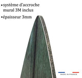 HXA DECO - Planche de Surf Décorative,Multi Choix,Décoration Murale,Impression sur Alu Dibond, Surf Rider, 150x40 cm