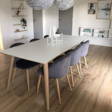 Nimara Lot de 2 Chaises en Velours au Design scandinave, Chaise de Salle à Manger et Chaise de Cuisine en Tissu, Chaise de Salle à Manger