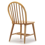 VS Venta-stock Pack 2 chaises Clarck Couleur chêne, Bois Massif, 48 cm (Longueur) 48 cm (Profondeur) 92 cm (Hauteur)