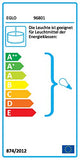 Eglo TABANERA Suspension en acier 60 W Noir/blanc