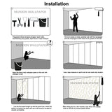 MUNXIN WALLPAPER Papier Peint Panoramique Paysage D'Arbre Croquis Noir Et Blanc Poster Tapisserie Mural Personnalisé 3D Pour Salon Chambre Décoration Murale