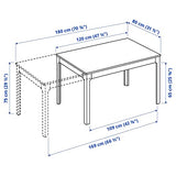 Ikea EKEDALEN Table extensible 120/180x80 cm Chêne