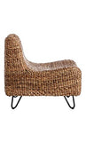 DENZZO - Fauteuil Fibres Naturelles Jacinthe