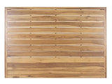 Vente-unique - Tête de lit HERKI - 170 cm - Teck - Coloris : Naturel