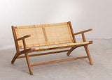 SKLUM Banc en Teck Style Catua Bois de Teck