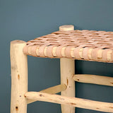BOHOME LIVING Banc en bois salon, salle à manger, entrée 80cm