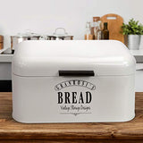 Granrosi Boîte à pain rétro - Boîte à pain compacte pour garder le pain et les petits pains frais plus longtemps - Attire tous les regards dans toute cuisine