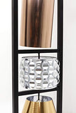 Kare design - Lampadaire 5 abats-jour cuivre et doré PARRECHI GLAMOUR