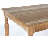 Langer Naturholzmöbel Table de Salle á Manger Olinda 160 x 90 Bois Massif Style Shabby Cuisine Look Antique