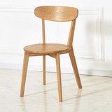 NAN liang Chaise de salle à manger en chêne de style moderne avec chaise amovible avec sièges solides au dossier, 250 lb Soutien