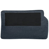 Canapé Fixe 3 Places Tapissé en Tissu Gris Foncé avec Clous Décoratifs pour Salon au Style Moderne Beliani