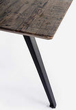 PEGANE Table à Manger/Table Repas en Bois recyclé Coloris Marron - L.200 x P.90 x H.76 cm