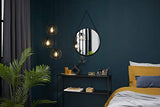 LIFA LIVING Basse en métal pour Salon, Table d'entrée Industrielle 85 x 30 x 100 cm Max 14 kg, Noir, 100x30x85 cm
