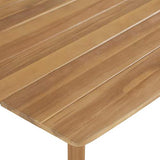 Festnight Ensemble de Bar d'Extérieur et Intérieur Ensemble Table et Chaises Résine Tressée Bois d'Acacia Marron et Gris Clair 3 pcs