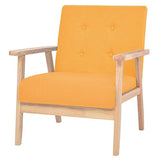 vidaXL Fauteuil Tissu Chaise de Salon Meuble Mobilier de Chambre à Coucher