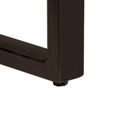 vidaXL Bois de Manguier Solide Table de Salle à Manger Table à Dîner Meuble de Cuisine Table de Repas Mobilier à Dîner Maion Intérieur