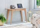 AC Design Furniture Konrad Table de Bureau, H : 74 x L : 105 x P : 45 cm, Chêne huilé et plaqué chêne, 1 pce