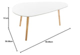 Tables gigognes Mileo Blanches - Atmosphera créateur d'intérieur