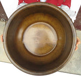 LAOJUNLU Ancien Bassin en cuivre Ancien Bassin en Laiton Pur cuivre épaississement lavabo Grill brasero Bassin de Chauffage Ornements Traditionnels Chinois