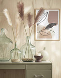 MICA Decorations Verre Diego, Transparent, H. 56 cm D. 40 cm