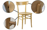 Lot de 2 chaises de cuisine en bois Milano - Bleu