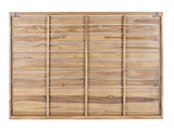 Vente-unique - Tête de lit HERKI - 170 cm - Teck - Coloris : Naturel