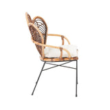 PACIFIC linea Fauteuil LOIC - Rotin/Métal