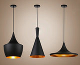 E27 Métal Retro Suspensions Luminaires Lamps Antique Plafonnier Luminaire Lumiere Industriel Antique Suspension Lumiere Lampe LED Aluminium Vintage éclairage de Plafond Industriel Antique Plafonnier Lumiere LED(Noire)