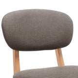 Chusui Lot de 2 tabourets de bar, bar, bar Stools, comptoir, tabouret de bar, tabouret de cuisine, tabouret de comptoir, accessoires de bar, tissu taupe