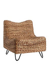 DENZZO - Fauteuil Fibres Naturelles Jacinthe