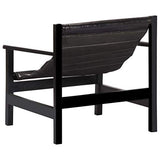 Tidyard Fauteuil de Relaxation | Fauteuil de Salon Vintage en Cuir Véritable Noir