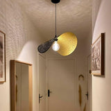 C-CRÉATION - Suspension NISLEY pour Utilisation en Intérieur - Métal - Style Industriel - D60 cm - 1 Ampoule 8 Watts pour Douille E27 - Noir
