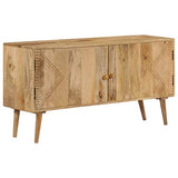 vidaXL Buffet Bois de Manguier Massif Commode Armoire Rangement Table Appoint