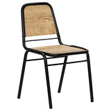 vidaXL 2X Bois de Manguier Chaise de Salle à Manger Chaise à Manger Cuisine