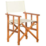 vidaXL Chaise Pliante Jardin Terrasse Patio Fauteuil Bois d'Acacia Massif
