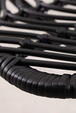 SKLUM Chaise en Rotin Synthétique Gouda Colors Noir Noir