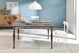 InHouse srls Table Extensible en Bois et mélamine, Couleur vin, 140/190 x 85 x H 76 cm