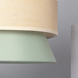 LEDKIA LIGHTING Suspension Tissu Chulu Vert