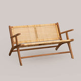 SKLUM Banc en Teck Style Catua Bois de Teck
