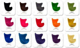 ElleDesign Fauteuil en laine cachemire, basculant, pivotant, couleur au choix