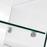 Kave Home - Table Basse Burano en Verre trempé et Transparent de Forme rectangulaire 110 x 55 cm