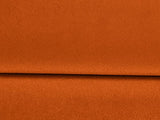 MICADONI - Canapé Convertible Rutile - Pieds Métal Chromé Noir - 3 Places - Velours - Orange