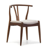 VS Venta-stock Pack 2 chaises Rustic, Couleur Noyer, Bois Massif, 55 cm (Longueur) 54,5 cm (Profondeur) 76 cm (Hauteur)