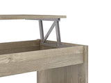 Marque Amazon - Movian - Table basse avec plateau relevable et petite étagère Aggol Modern, 50 x 100 x 44, Effet Chêne