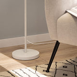 LEDKIA LIGHTING Lampadaire Métal Ulux 1450x250x250 mm Blanc E27 Métal pour Décoration Salon, Chambre, Cuisine